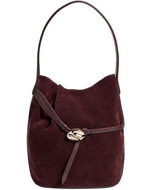 Sam Edelman Bex Leather Tote - Purple