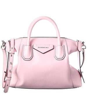 Givenchy Antigona Small Leather Satchel - Pink