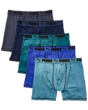PUMA Set Of 5 Boxer Brief - Blue