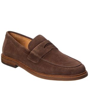 Warfield & Grand Suede Loafer - Brown
