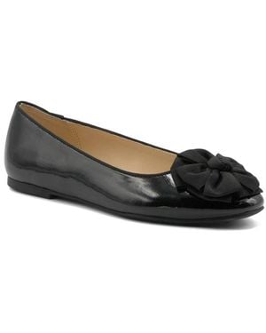 Adrienne Vittadini Janine Patent Flat - Black