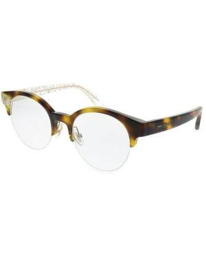 Jimmy Choo Round 47Mm Optical Frames - White