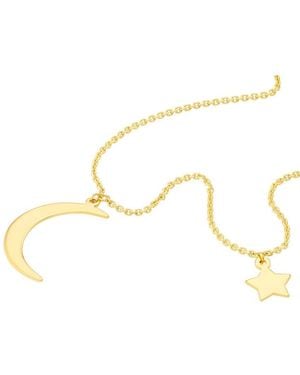 HAWLEY ST 14k Celestial Necklace - Metallic