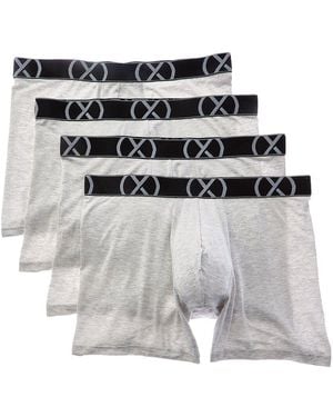 2xist (X) 4Pk Boxer Brief - White