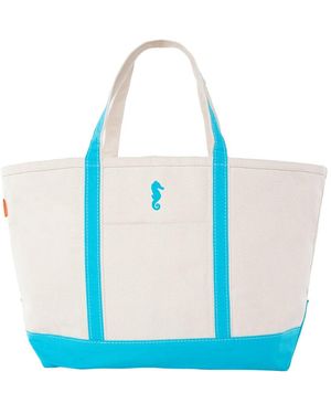 CB STATION Personalized Large Classic Tote - Blue