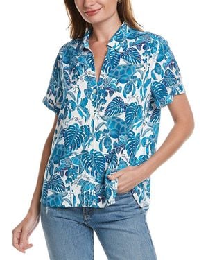 Tommy Bahama Grand Wailea Woven Shirt - Blue