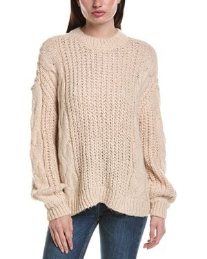 Saltwater Luxe Crewneck Jumper - Natural