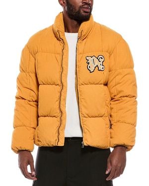 Palm Angels Puffer Corduroy Jacket - Orange