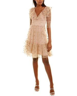 Temperley London Fortuna Shift Dress - Natural