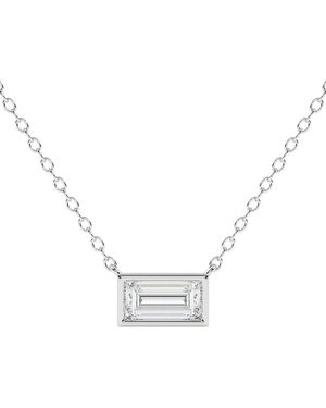 Lab Grown Diamonds 14K 1.00 Ct. Tw. Lab-Grown Diamond Necklace - Metallic