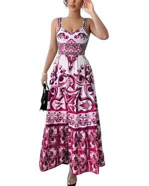 Linda Charm Maxi Dress - Purple