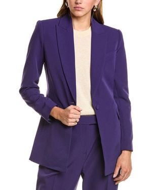 BCBGMAXAZRIA Single-Breasted Blazer - Purple