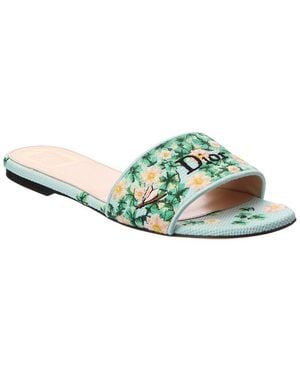Dior Dway Canvas Sandal - Green