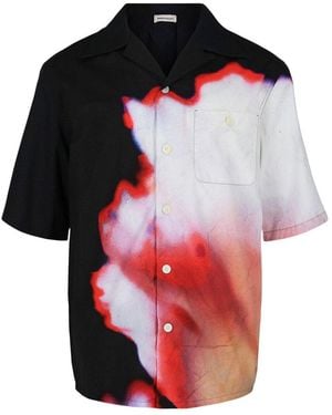McQueen Solarized Hawaiian Shirt - Black