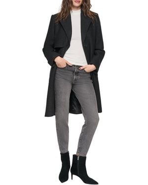 Andrew Marc Besette Boiled Wool-Blend Coat - Black