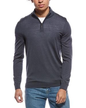 Reiss Blackhaller Wool-Blend Sweater - Blue