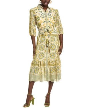 Maison Tara Miranda Midi Dress - Yellow