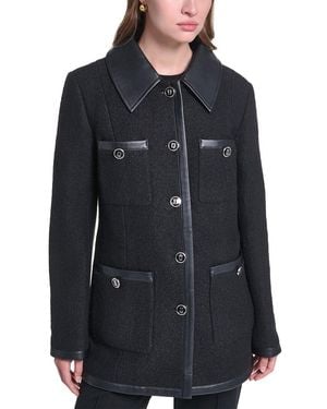 KARL LAGERFELD Wool-Blend Jacket - Black