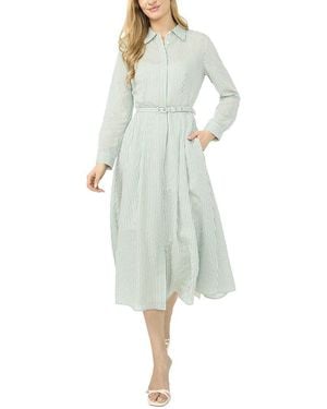 Ted Baker Lynn Waist Tapered Shirt Dress - White