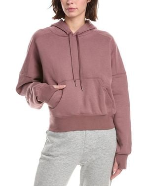 Beyond Yoga Luxefleece Cropped Hoodie - Red