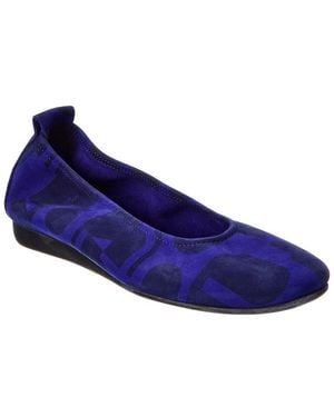 Arche Laius Leather Flat - Blue