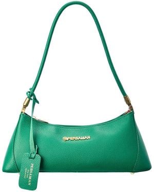 Persaman New York Gigi Leather Bag - Green