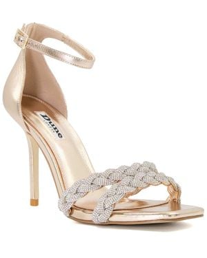 Dune Melodics Leather Sandal - Metallic