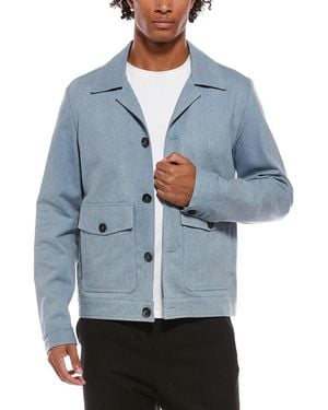 Isaia Coach Jacket - Blue