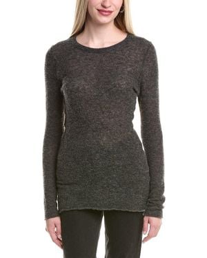 Autumn Cashmere Solid Cashmere & Silk-Blend Sweaterdress - Grey