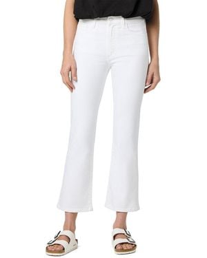 Joe's Jeans High-Rise Crop Bootcut Jean - White