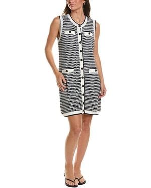 Pomander Place Bardot Mini Dress - Gray