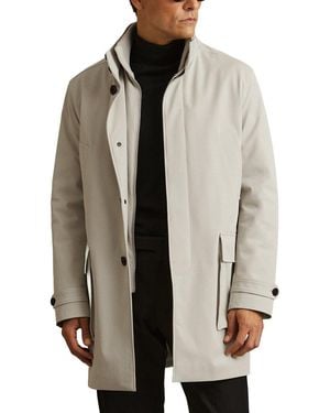 Reiss Player Funnel Inner Jacket - Natural