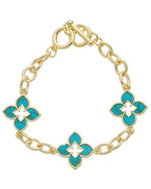 Juvell 18K Plated Toggle Bracelet - Blue