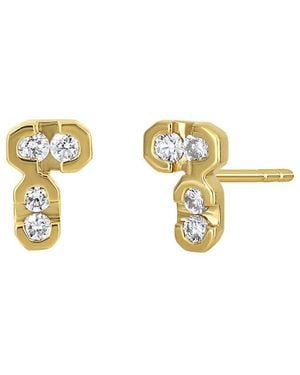 Bony Levy Monaco 18K 0.10 Ct. Tw. Diamond Stud Earring - Metallic