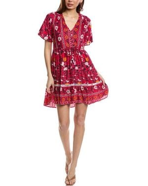 Walker & Wade Ali Mini Dress - Red