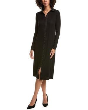 Bella Dahl Rib Mix Shirtdress - Black