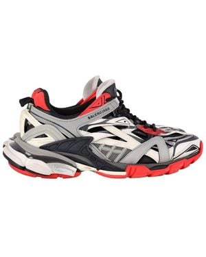 Balenciaga Plastic/Polyurethane Track 2 Trainer (Authentic Pre-Loved) - Red