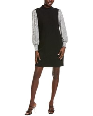 Nicole Miller Claire Sequin Mini Dress - Black