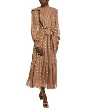 Endless Rose Polka Dot Maxi Dress - Brown