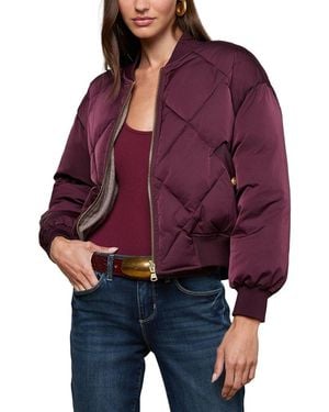 L'Agence 'Agence Violeta Reversible Puffer Coat - Purple