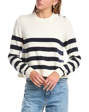 Ba&sh Milo Wool-Blend Sweater - Blue