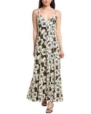 Hutch Baldwin Linen-Blend Dress - White