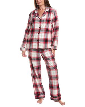 Bedhead 2Pc Flannel Pyjama Set - Red