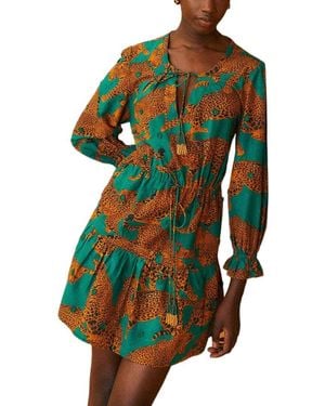FARM Rio Mini Dress - Green