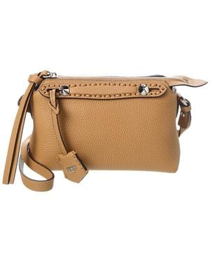 Fendi By The Way Selleria Mini Leather Satchel - Natural