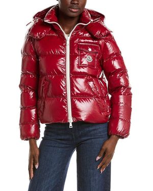 Moncler Andro Hooded Down Jacket - Red