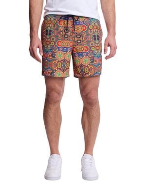 Paisley & Gray Gilligan Swim Trunk - Red