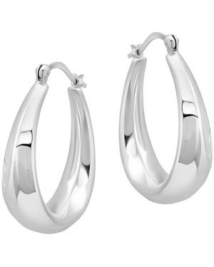 MaxColor Dangle Earrings - White