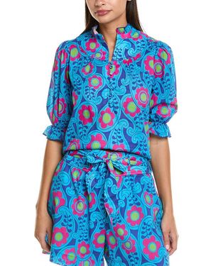 FLORA BEA NYC Edith Top - Blue