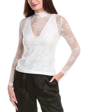 Maje Lace Top - White